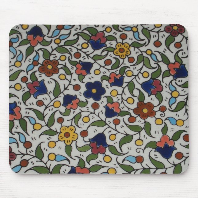 Tapis De Souris mousepad de conception de fleur (Devant)