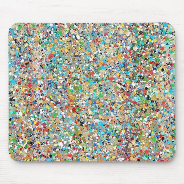 Tapis De Souris Mousepad de Confetti (Devant)