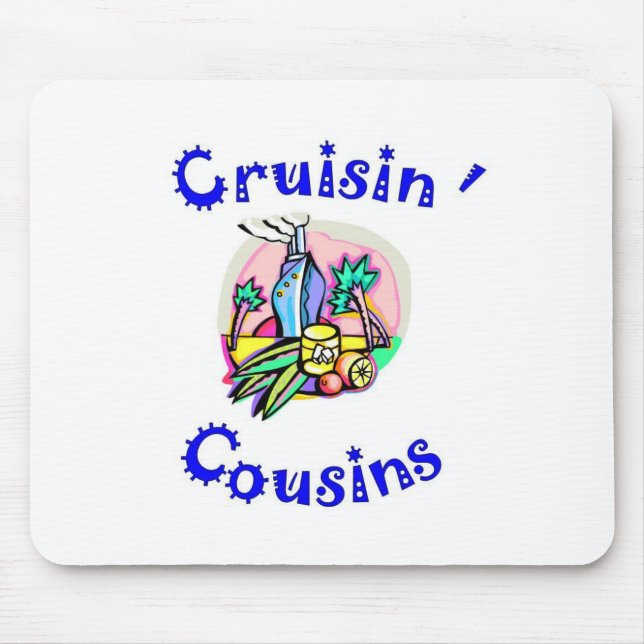 Tapis De Souris mousepad de cousins de cruisin (Devant)