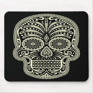 Tapis De Souris Mousepad de crâne de sucre