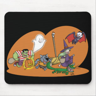 Tapis De Souris Mousepad de des bonbons ou un sort