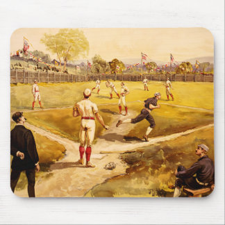 Tapis De Souris Mousepad de dessin de base-ball