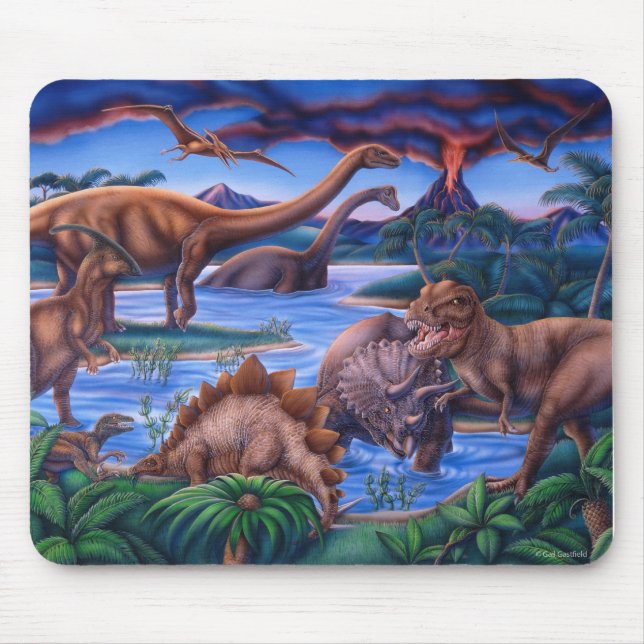 Tapis De Souris Mousepad de dinosaures (Devant)