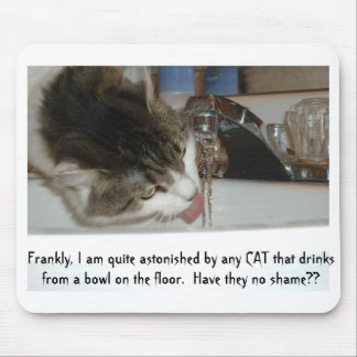 Tapis De Souris Mousepad de diva de chat