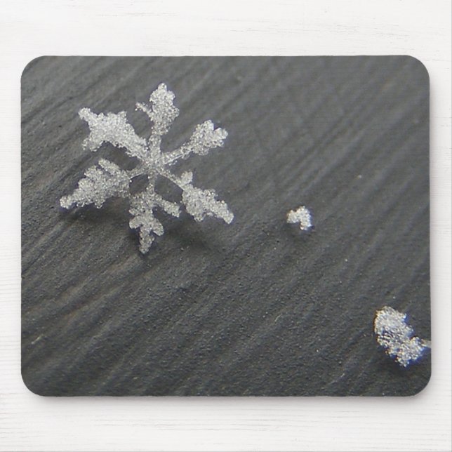 Tapis De Souris Mousepad de ~ du flocon 44 de neige (Devant)