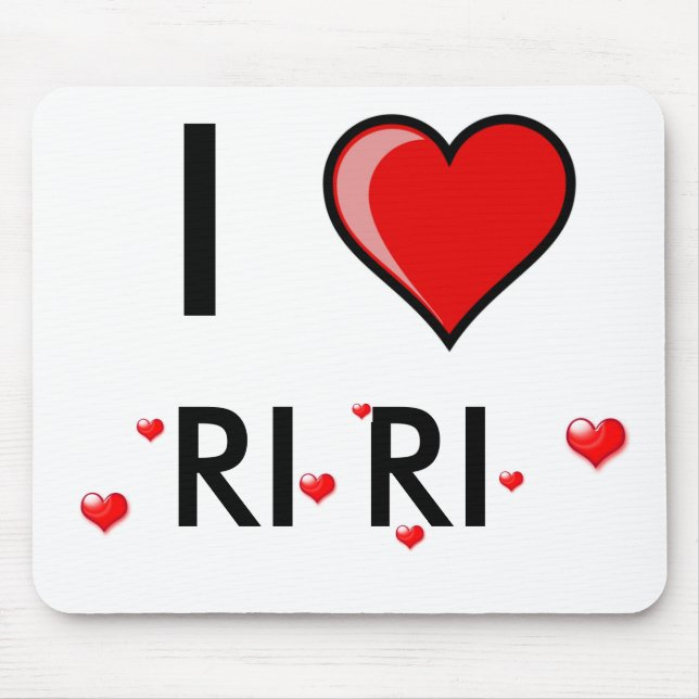 Tapis De Souris Mousepad de fan de Rihanna (Devant)