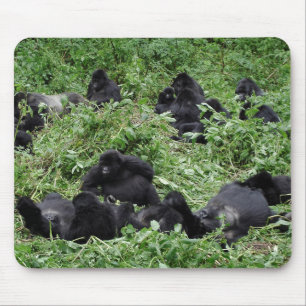 Tapis De Souris Mousepad de groupe de gorille de montagne