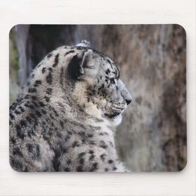 Tapis De Souris Mousepad de léopard de neige (Devant)