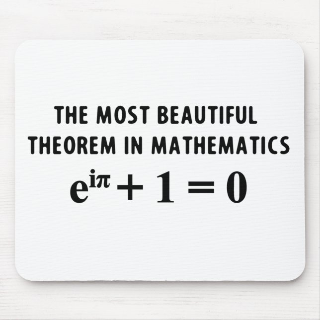 Tapis De Souris Mousepad de l'identité d'Euler (Devant)