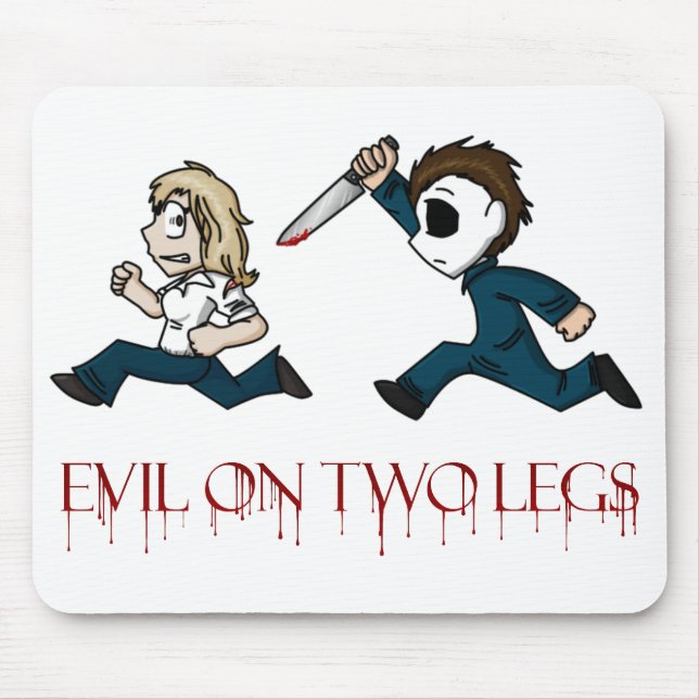 Tapis De Souris mousepad de logo d'evilontwolegs.com (Devant)