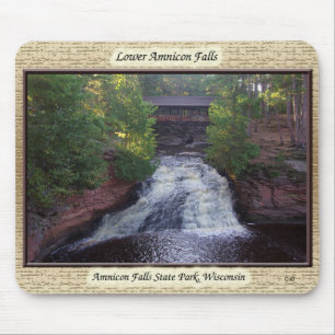 Tapis De Souris Mousepad de Lower Amnicon Falls