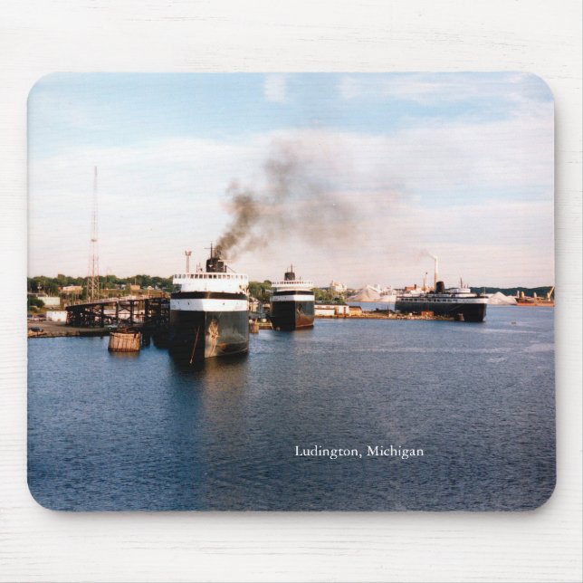 Tapis De Souris Mousepad de Ludington Ferries (Devant)