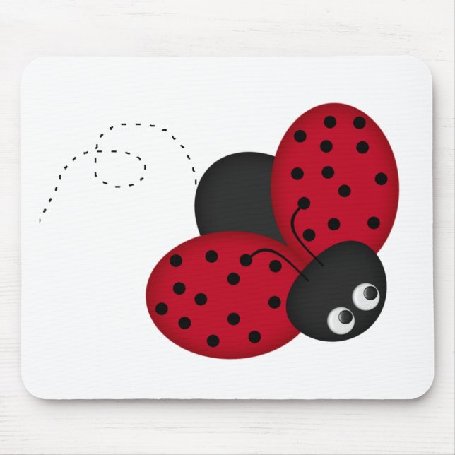Tapis De Souris Mousepad de Madame Bug Luck (Devant)