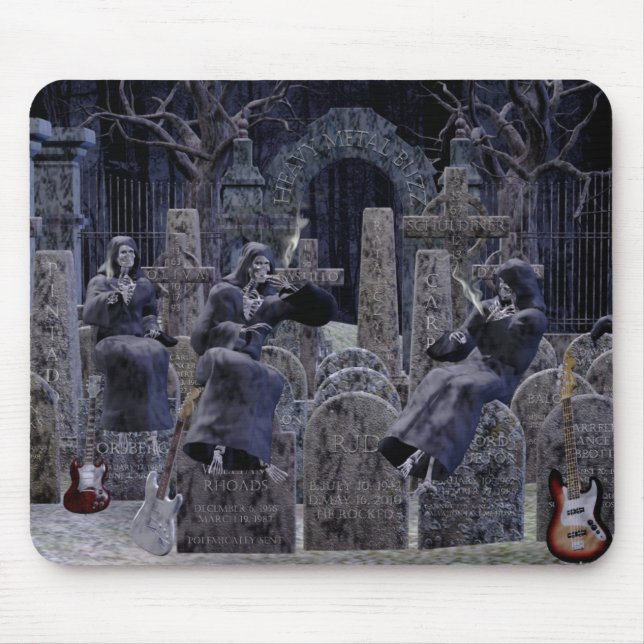 Tapis De Souris Mousepad de métaux lourds de cimetière de (Devant)