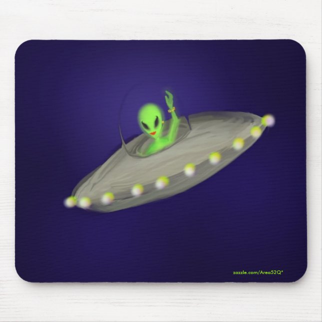 Tapis De Souris Mousepad de Mme Alien (Devant)
