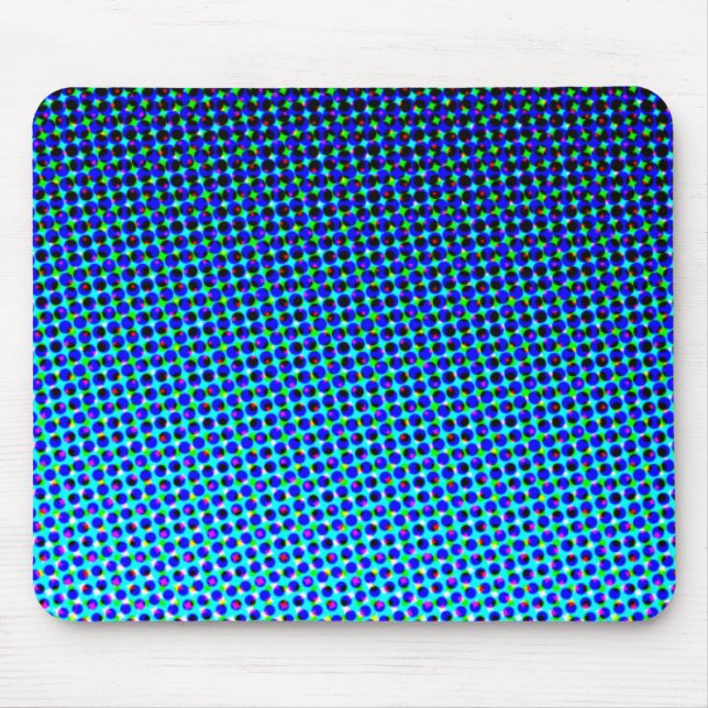 Tapis De Souris Mousepad de motif de point de CMYK (Devant)
