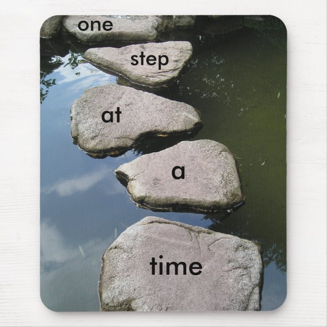 Tapis De Souris Mousepad de motivation de pont en pierre (Devant)