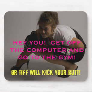 Tapis De Souris Mousepad de motivation du tiff