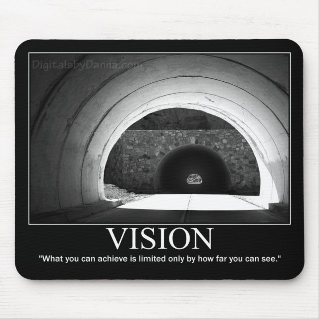 Tapis De Souris Mousepad de motivation - VISION (Devant)