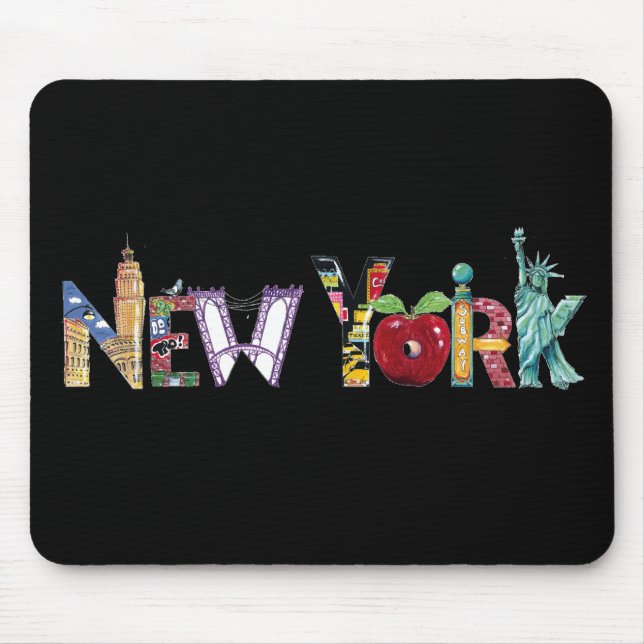 Tapis De Souris Mousepad de New York (Devant)