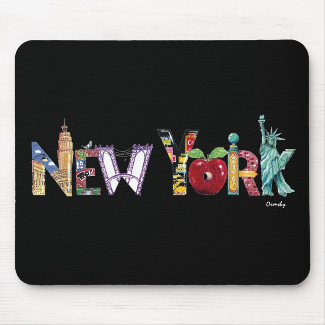 Tapis De Souris Mousepad de New York (Devant)
