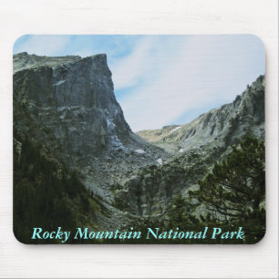 Tapis De Souris Mousepad de parc national de montagne rocheuse