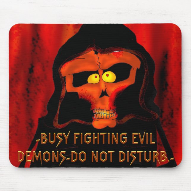 Tapis De Souris Mousepad de parodie de Diablo (Devant)