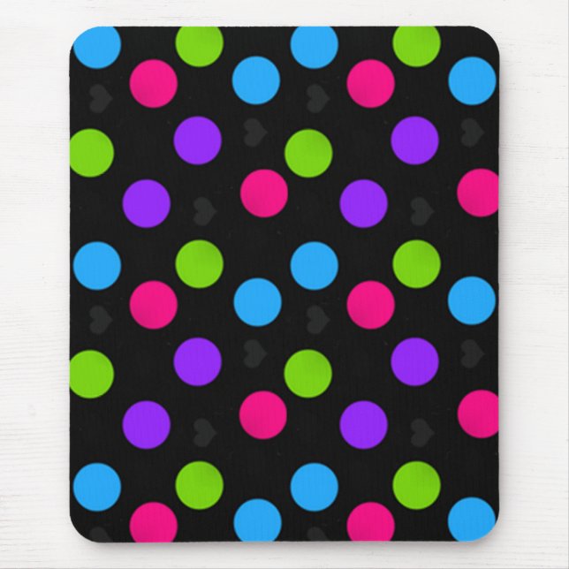 Tapis De Souris Mousepad de point de polka (Devant)