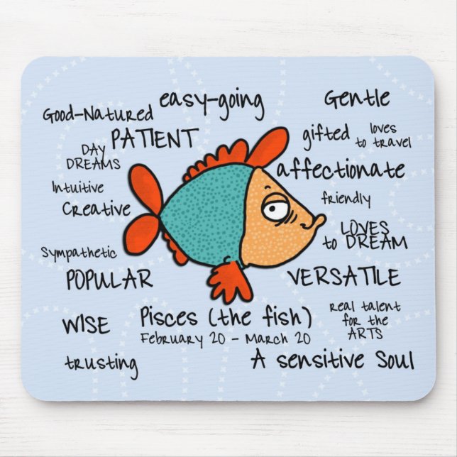 Tapis De Souris mousepad de Poissons (Devant)