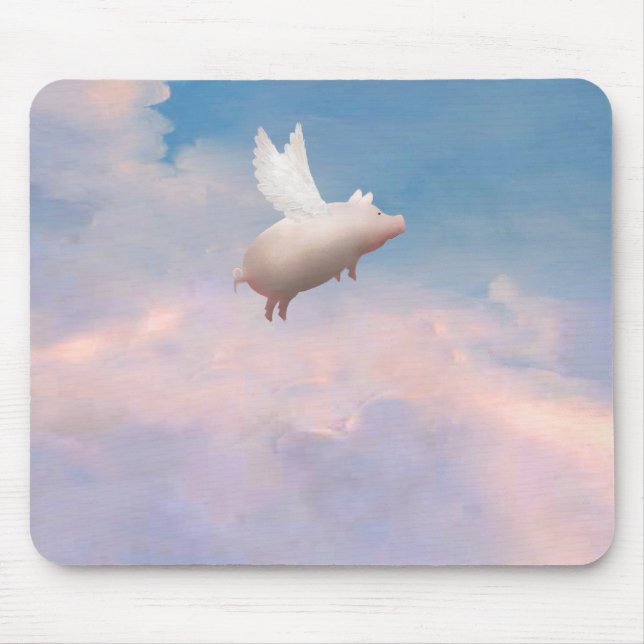 Tapis De Souris mousepad de porc de vol (Devant)