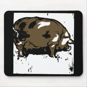 Tapis De Souris Mousepad de porc ou de porc de la région victorien