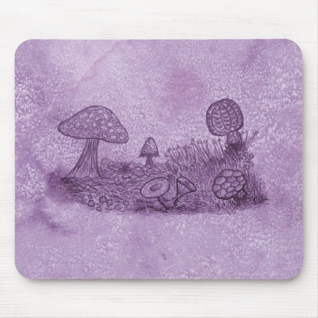 Tapis De Souris Mousepad de prairie de champignons (Devant)