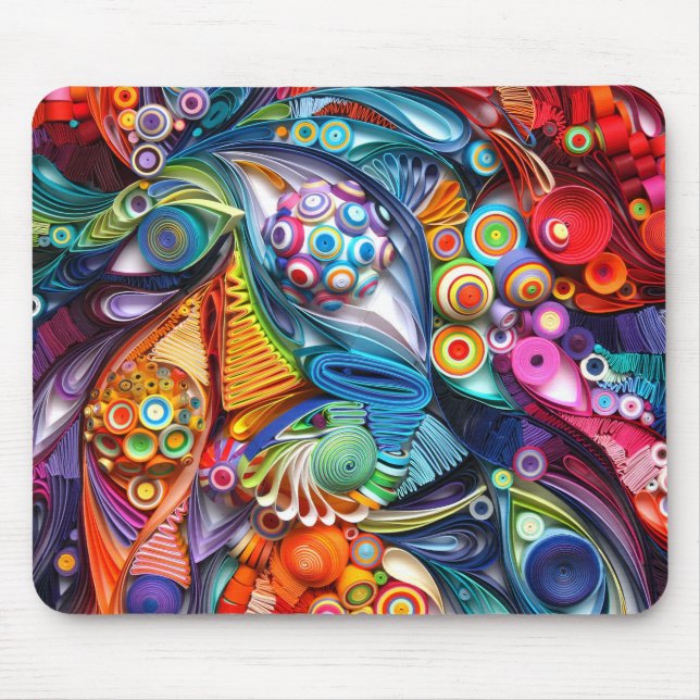 Tapis De Souris Mousepad de Quilling (Devant)