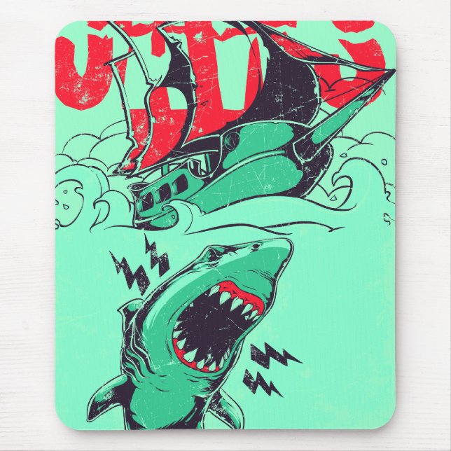 Tapis De Souris Mousepad de requin (Devant)