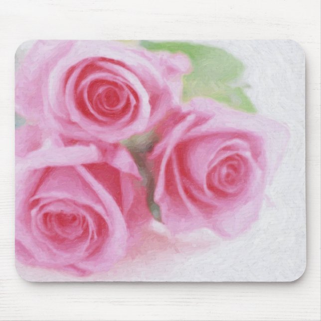 Tapis De Souris mousepad de roses (Devant)