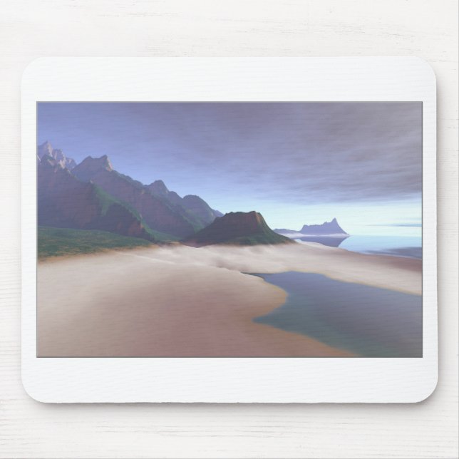 TAPIS DE SOURIS MOUSEPAD DE SABLE D'ARGENT (Devant)