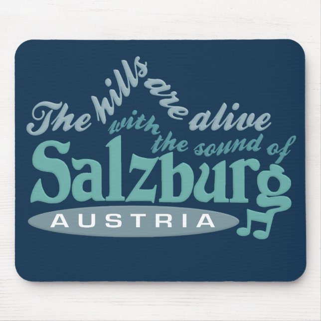Tapis De Souris Mousepad de Salzbourg (Devant)