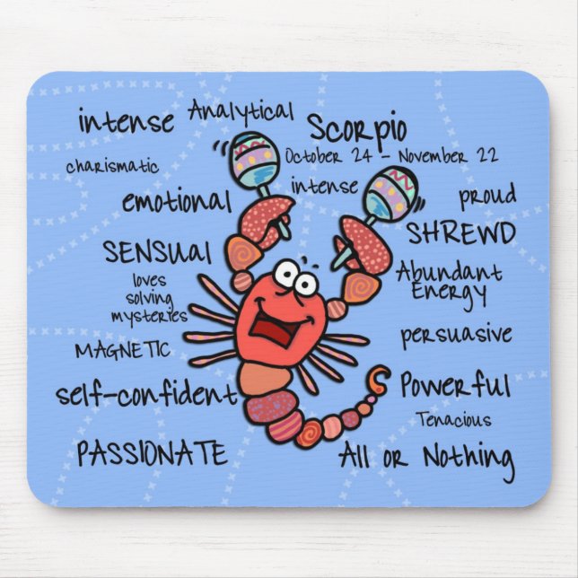 Tapis De Souris mousepad de Scorpion (Devant)