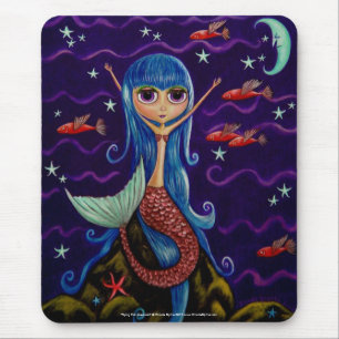 Tapis De Souris Mousepad de sirène de poisson volant