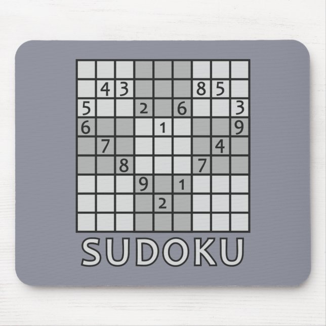Tapis De Souris Mousepad de SUDOKU (Devant)