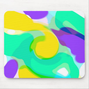 Tapis De Souris Mousepad de tourbillonnement de couleurs
