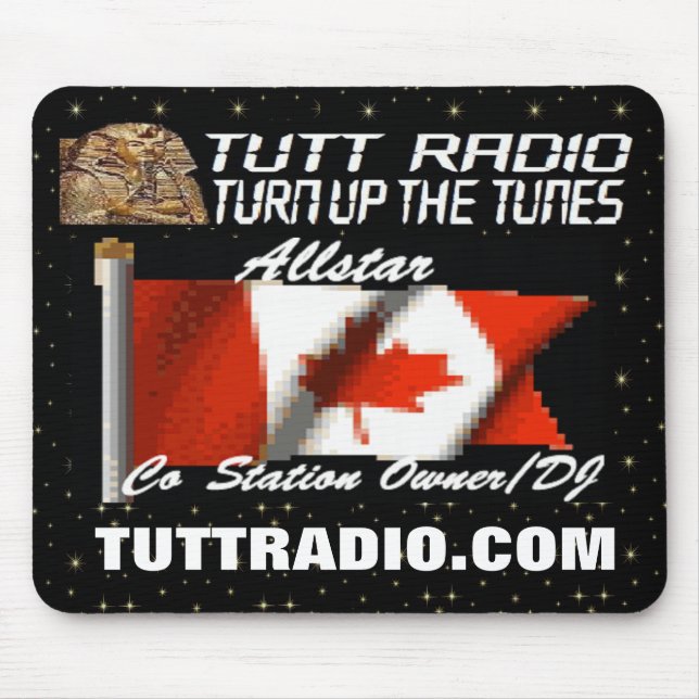 Tapis De Souris Mousepad de Tutt Allstar par radio (Devant)
