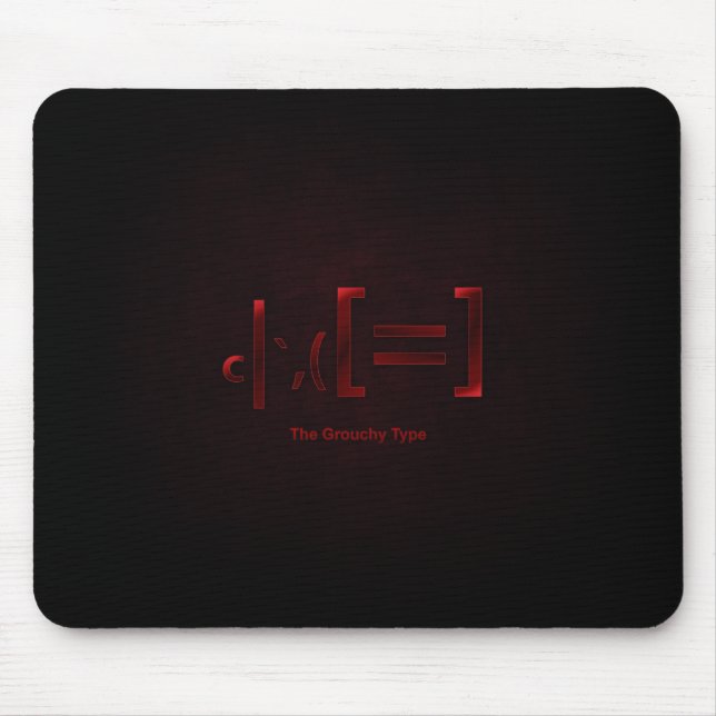 Tapis De Souris mousepad de type grouchy (Devant)