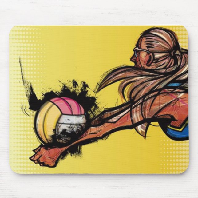 Tapis De Souris Mousepad de volleyball (Devant)
