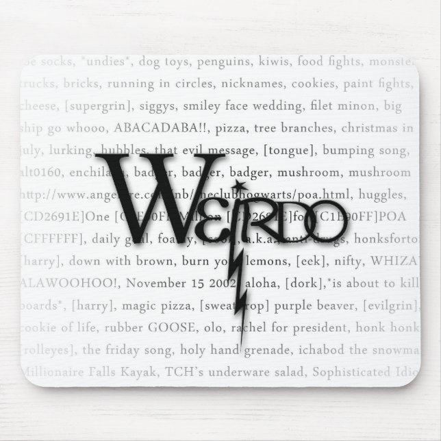 Tapis De Souris mousepad de weirdo (Devant)