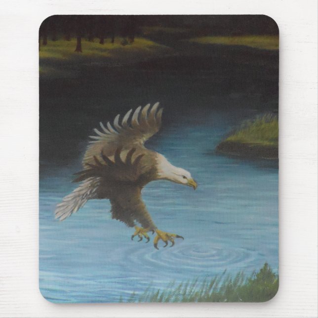 Tapis De Souris Mousepad d'Eagle chauve (Devant)