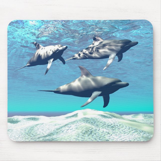 TAPIS DE SOURIS MOUSEPAD DOLPHINS (Devant)