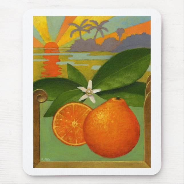 Tapis De Souris Mousepad d'oranges (Devant)