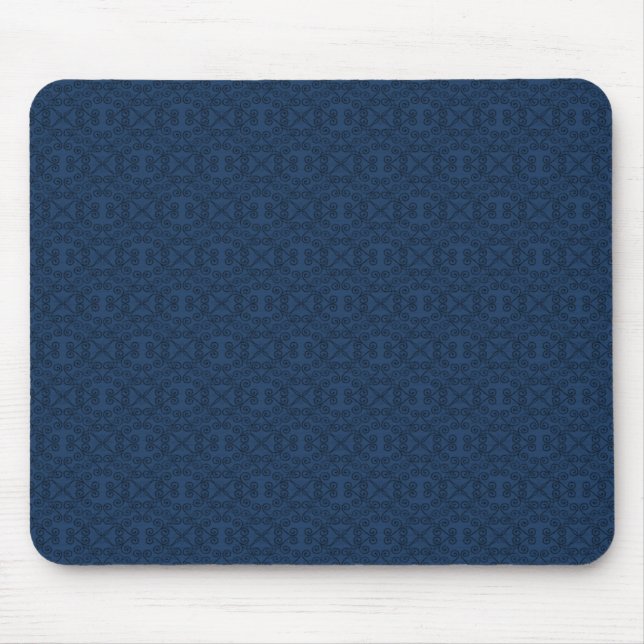 Tapis De Souris Mousepad doux et dainty, Royal Blue (Devant)