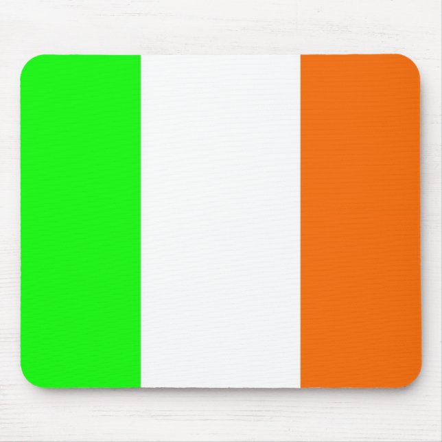 Tapis De Souris Mousepad du drapeau irlandais (Devant)